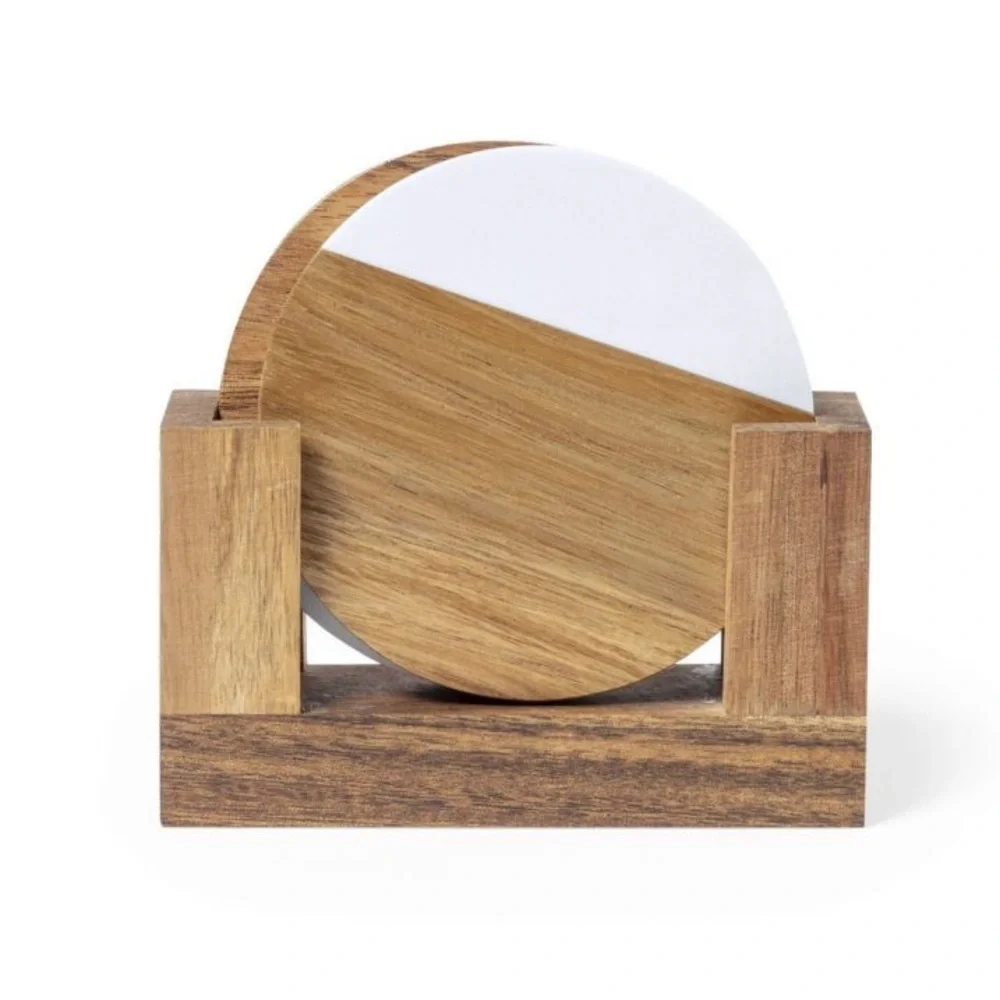 Bamboo & Marble Coasters